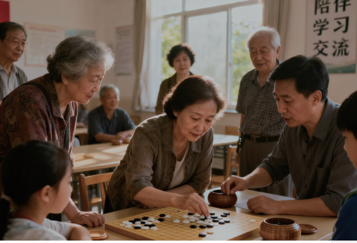 白天闲着也是闲着——一堂社区免费围棋课里的人间温情